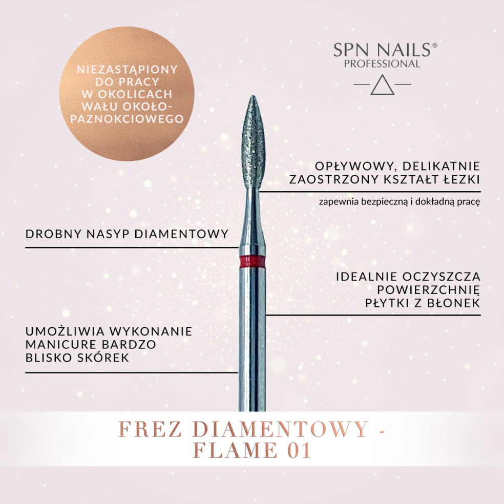 Frez diamentowy - FLAME 01