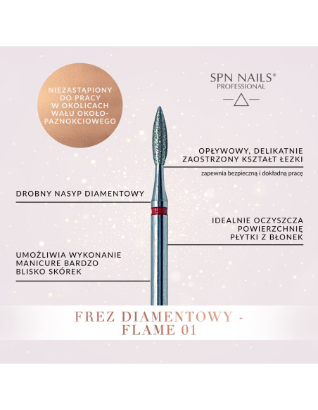 Frez diamentowy - FLAME 01