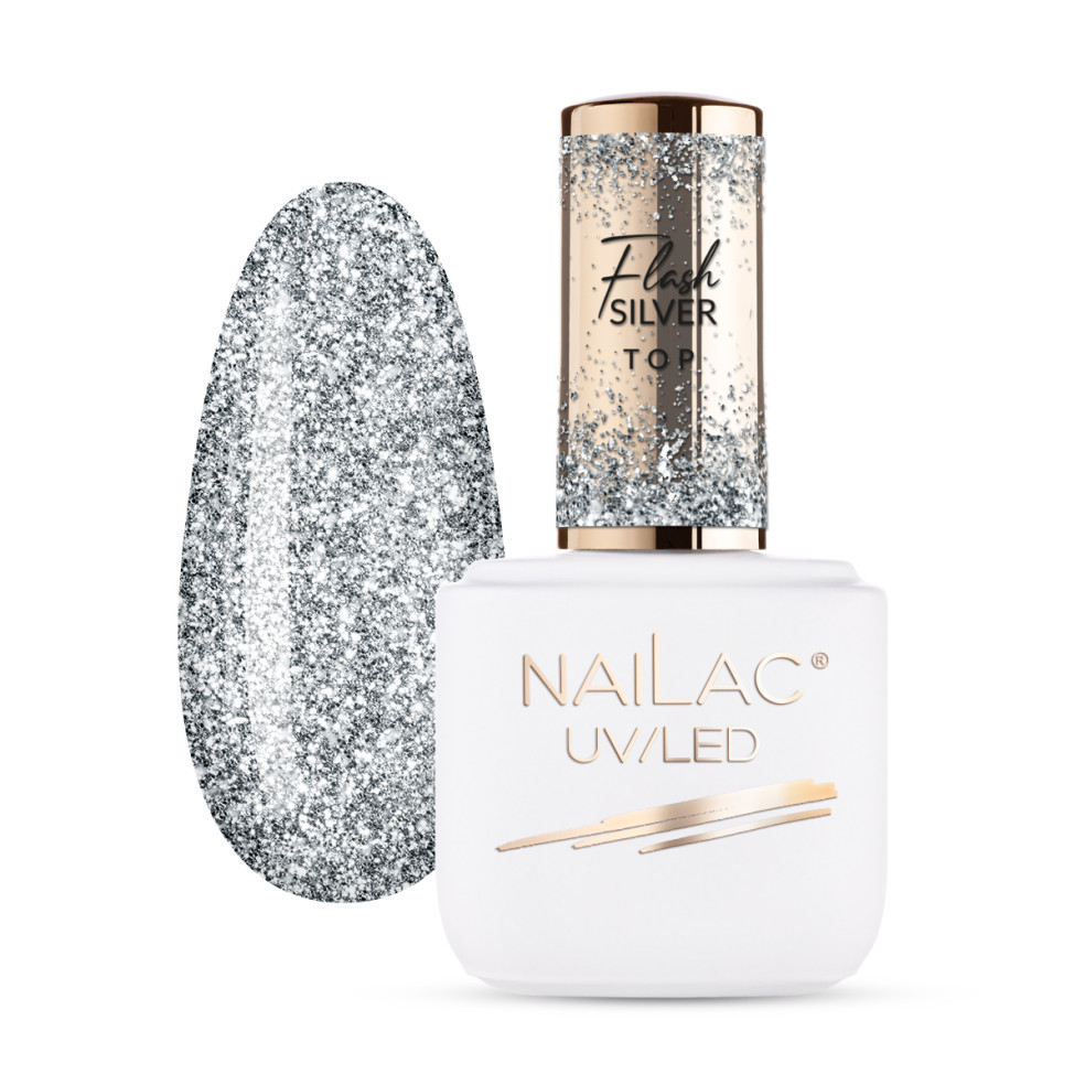 Top hybrydowy Flash Silver Top 7ml NaiLac