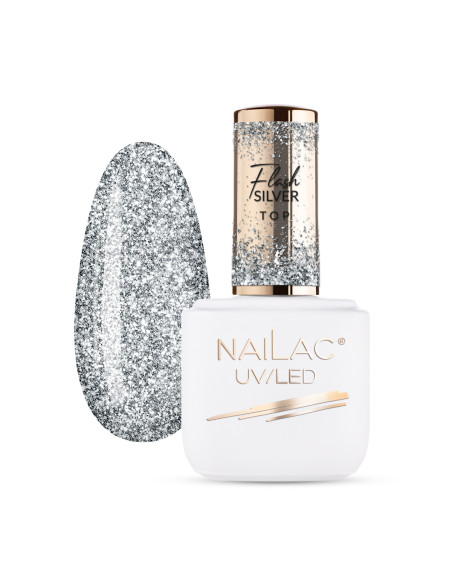 Top hybrydowy Flash Silver Top 7ml NaiLac