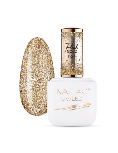 Top hybrydowy Flash Gold Top 7ml NaiLac