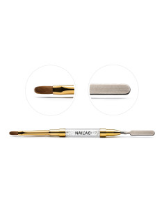 Brush #6 Oval & Spatula NaiLac