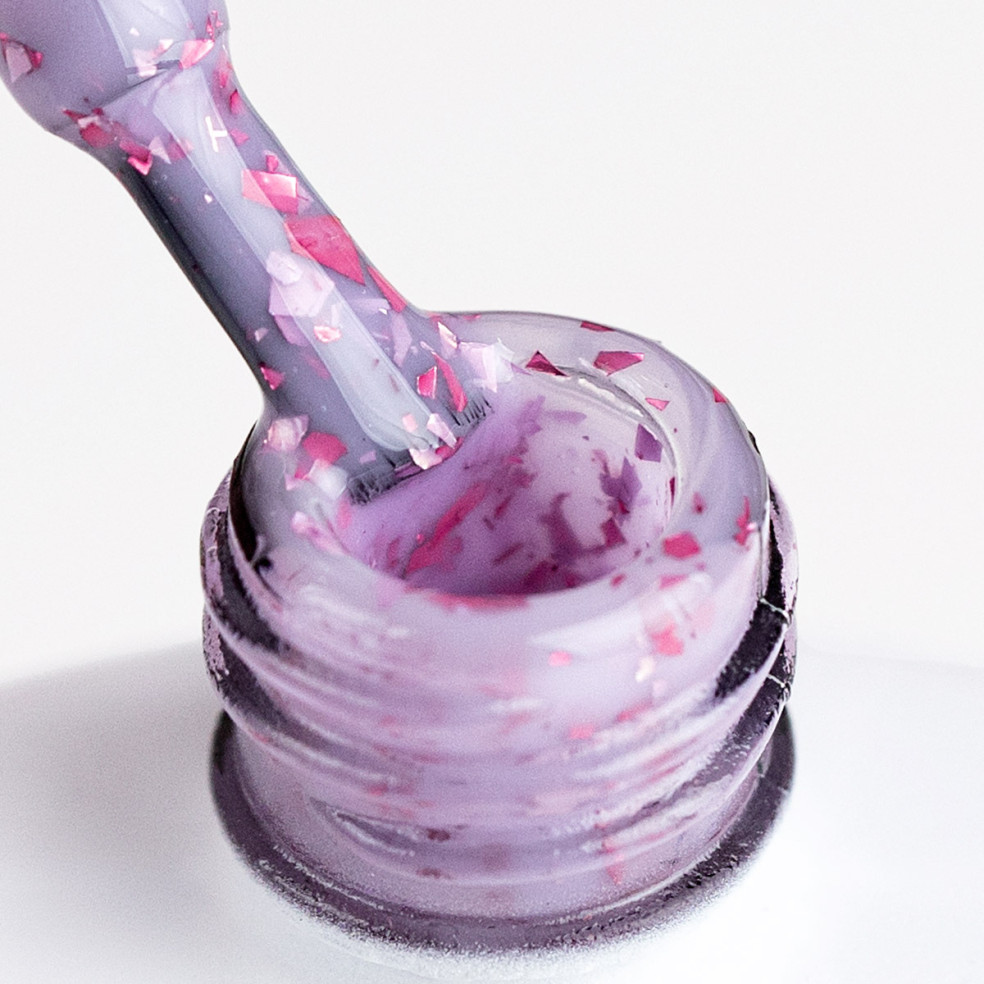 Rubber Base Glammy Base Purple NaiLac...