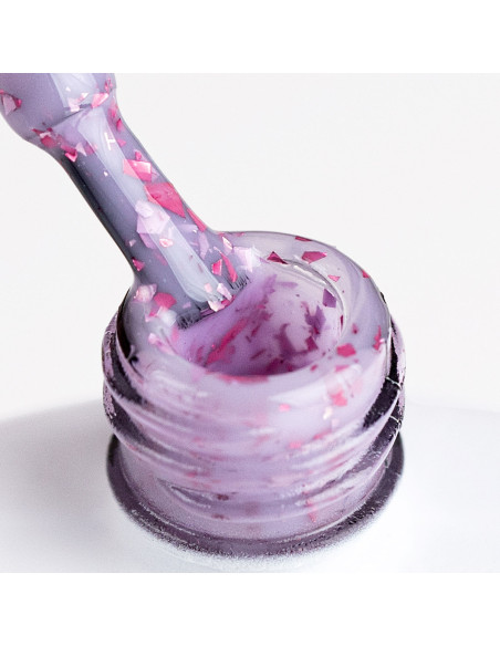 Rubber Base Glammy Base Purple NaiLac 7ml