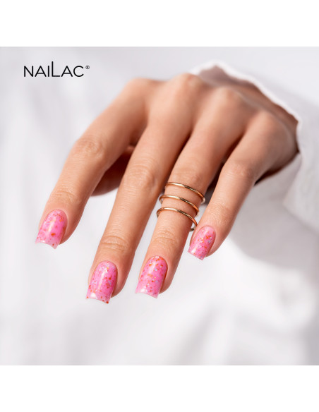 Rubber Base Glammy Base Pink NaiLac 7ml