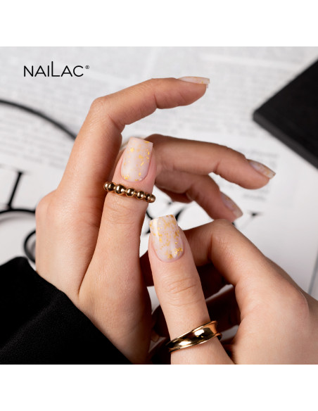 Rubber Base Glammy Base Milk&Gold NaiLac 7ml