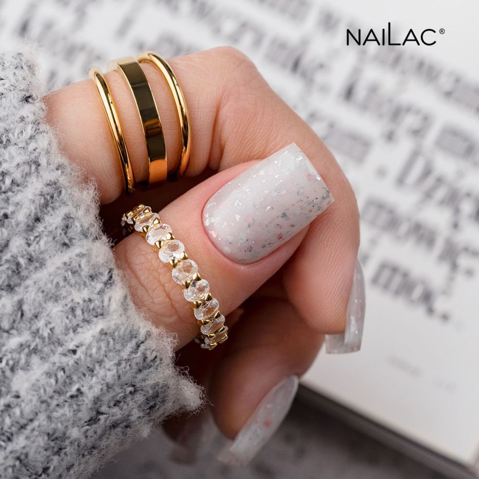 Rubber Base Glammy Base Milk&Silver... Rubber Base Glammy Base Milk&Silver...