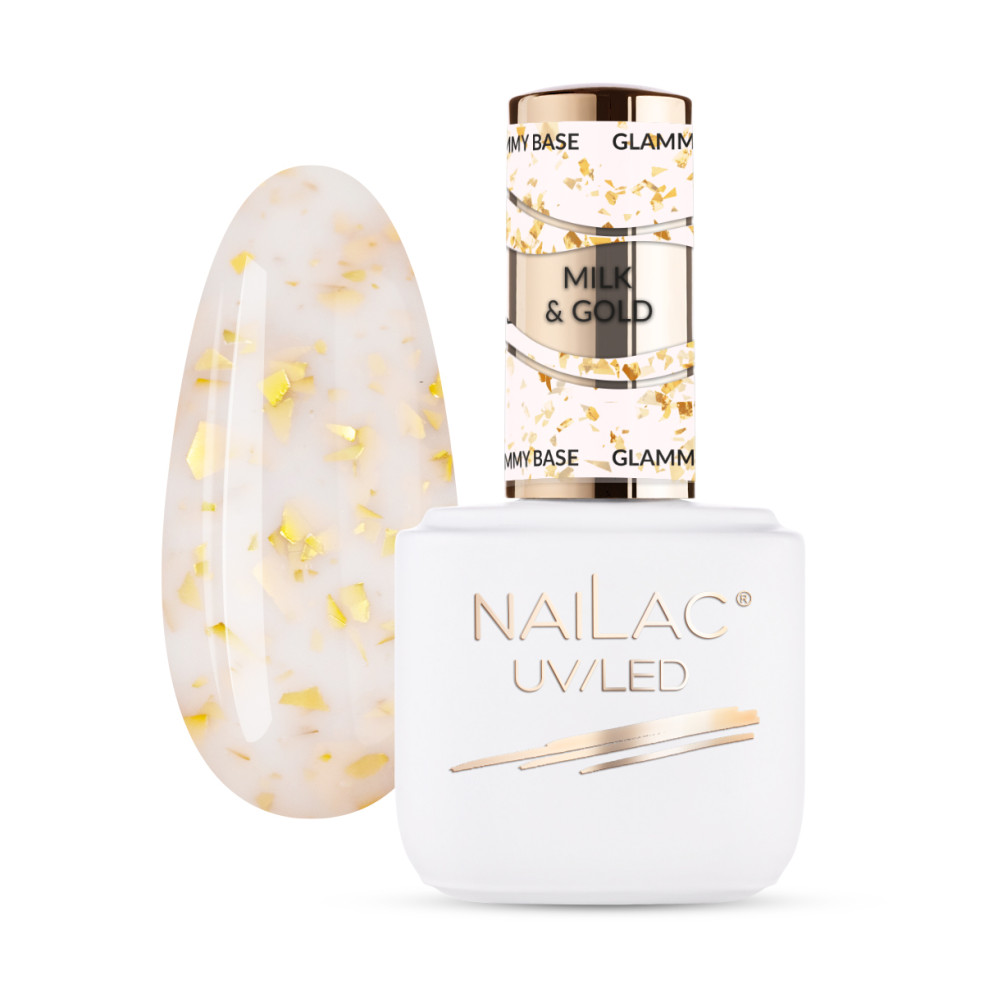 Rubber Base Glammy Base Milk&Gold... Rubber Base Glammy Base Milk&Gold...