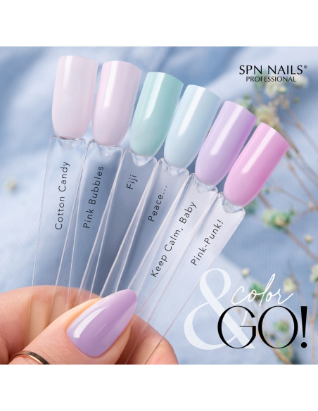 Baza kauczukowa Rubber Base COLOR & GO! Cotton Candy 10ml