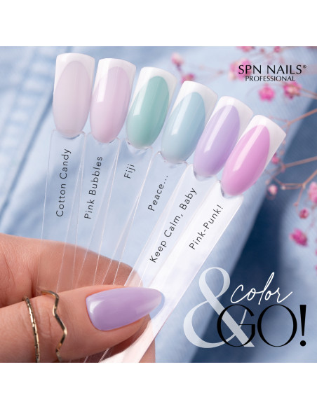 Baza kauczukowa Rubber Base COLOR & GO! Peace... 10ml