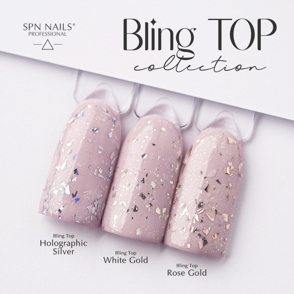 Bling TOP Holographic Silver UV LaQ 10ml Bling TOP Holographic Silver UV LaQ 10ml
