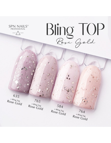 Bling TOP Rose Gold UV LaQ 10ml