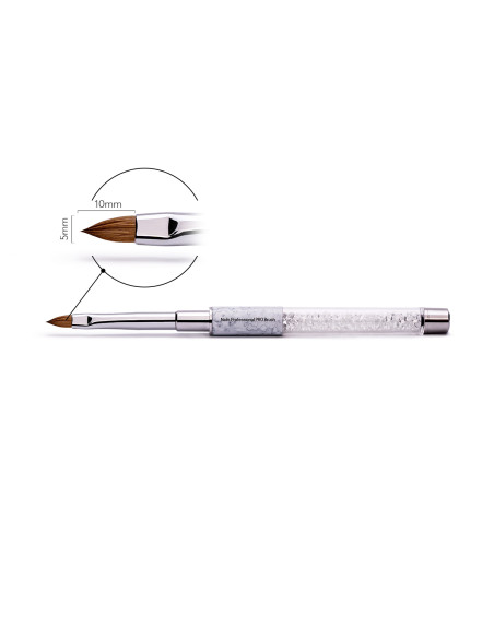 #4 Cat's tongue Nails Professional PRO Brush