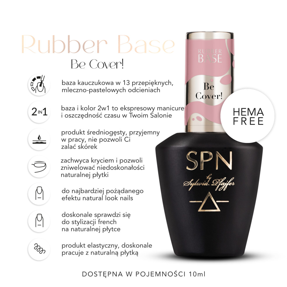 Rubber Base COLOR & GO! Be Cover! 10ml