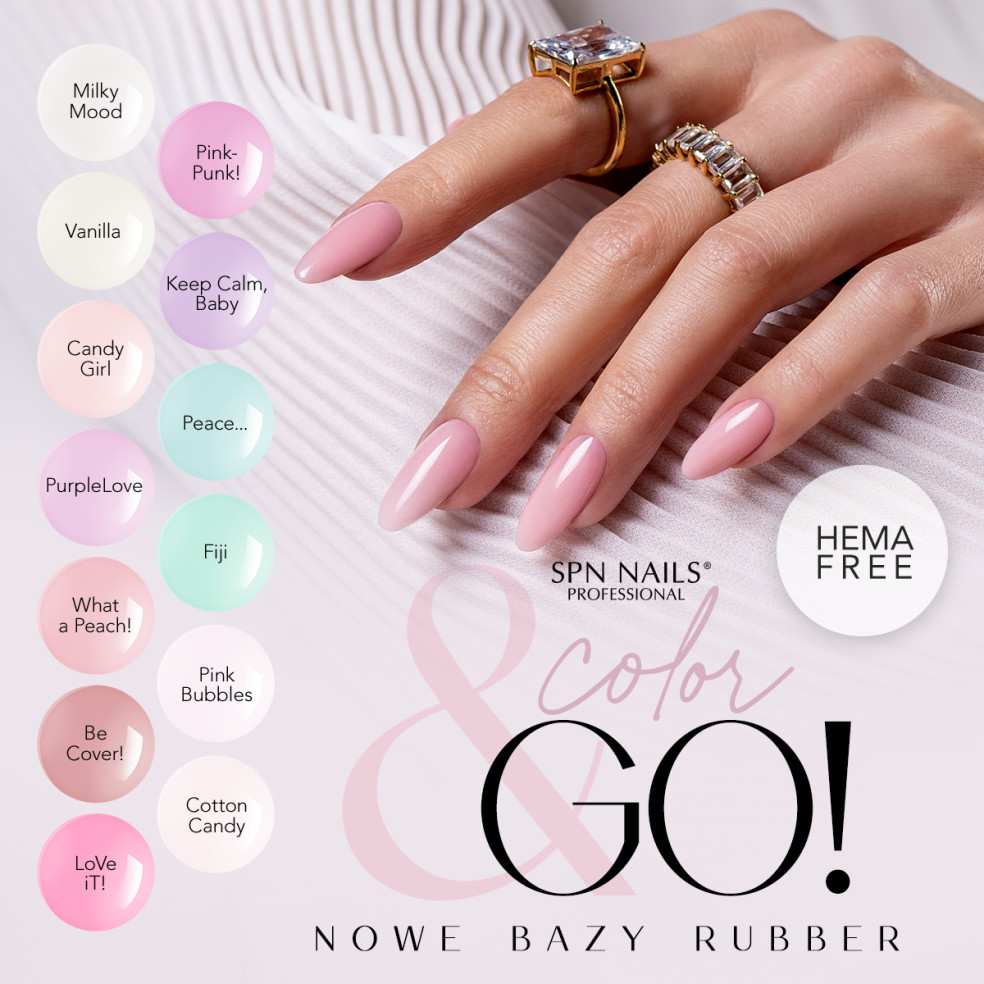 Rubber Base COLOR & GO! Pink Bubbles... Rubber Base COLOR & GO! Pink Bubbles...