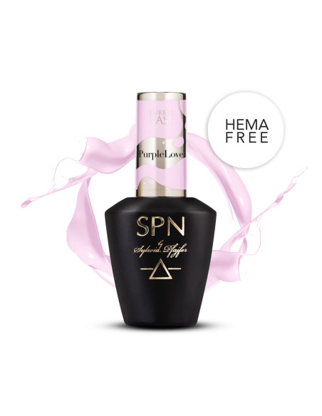 Butelka z bazą kauczukową Rubber Base Color & Go w kolorze różowym PurpleLove