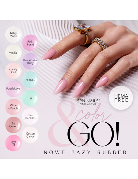 Rubber Base COLOR & GO! Vanilla 10ml