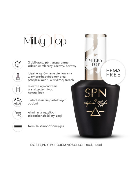 Milky Top UV LaQ 8 ml