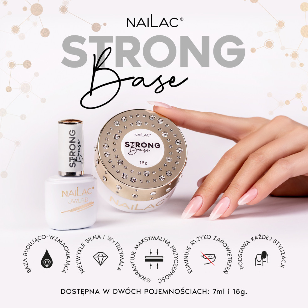 STRONG Base Hybrid base coat NaiLac 15g STRONG Base Hybrid base coat NaiLac 15g