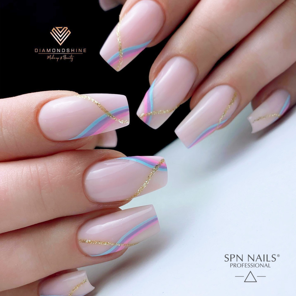 Lakier hybrydowy 919 Mono Pink UV LaQ...