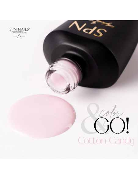 Baza kauczukowa Rubber Base COLOR & GO! Cotton Candy 10ml