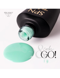 Butelka z bazą kauczukową Rubber Base Color & Go w kolorze miętowym zielonym 2