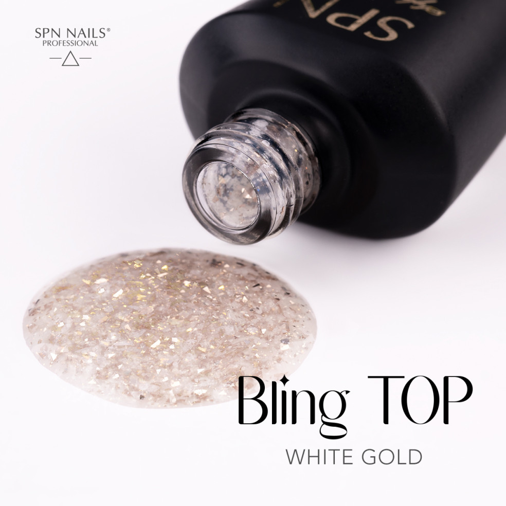 Bling TOP White Gold UV LaQ 10ml