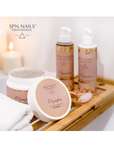 Zestaw perfumowanych kosmetyków SPA Olympia nr 3: balsam do ciała, peeling, żel do kąpieli, oliwka 2