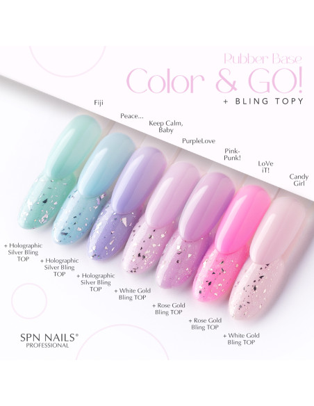 Baza kauczukowa Rubber Base COLOR & GO! Keep Calm, Baby 10ml