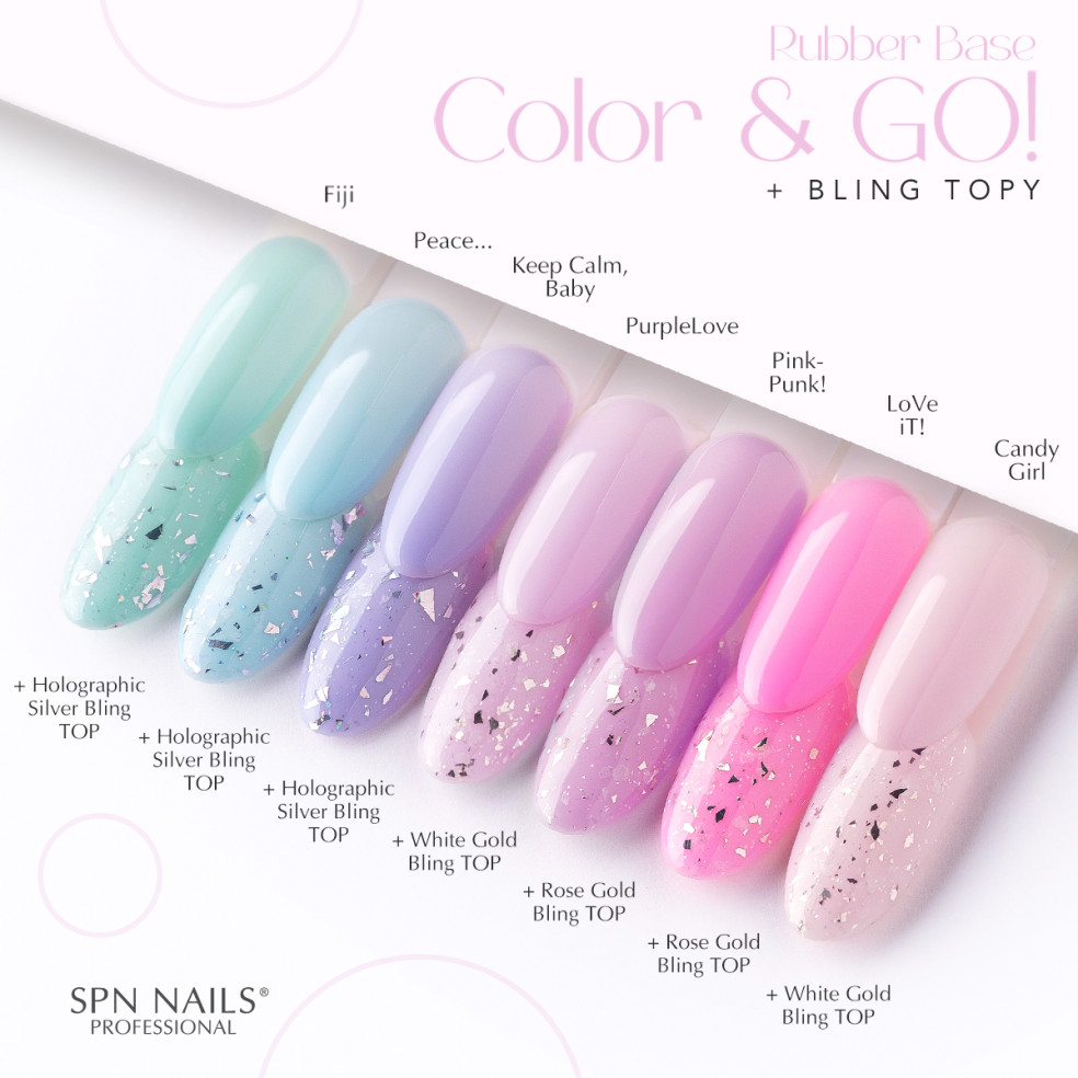 Rubber Base COLOR & GO! Candy Girl 10ml