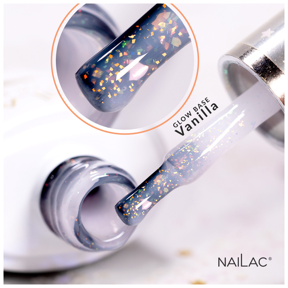 Rubber Base Glow Base Vanilla NaiLac 7ml Rubber Base Glow Base Vanilla NaiLac 7ml
