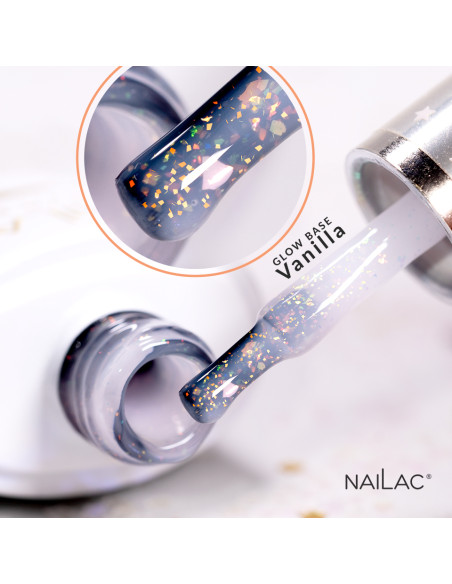 Rubber Base Glow Base Vanilla NaiLac 7ml