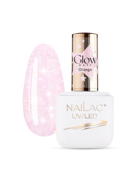 Baza kauczukowa Glow Base Orange NaiLac 7ml