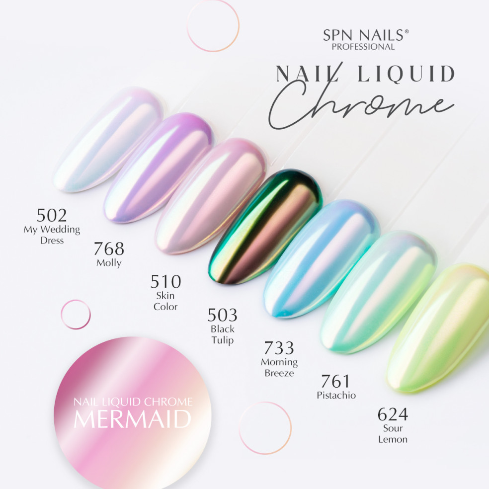 Nail Liquid Chrome Mermaid 8ml Nail Liquid Chrome Mermaid 8ml