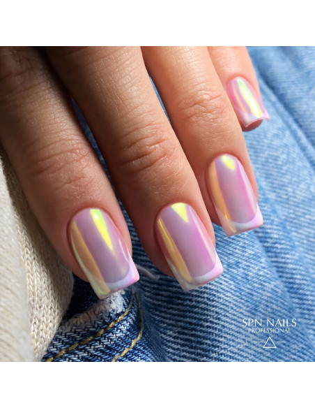 Pyłek w płynie Nail Liquid Chrome Golden Hour 8ml