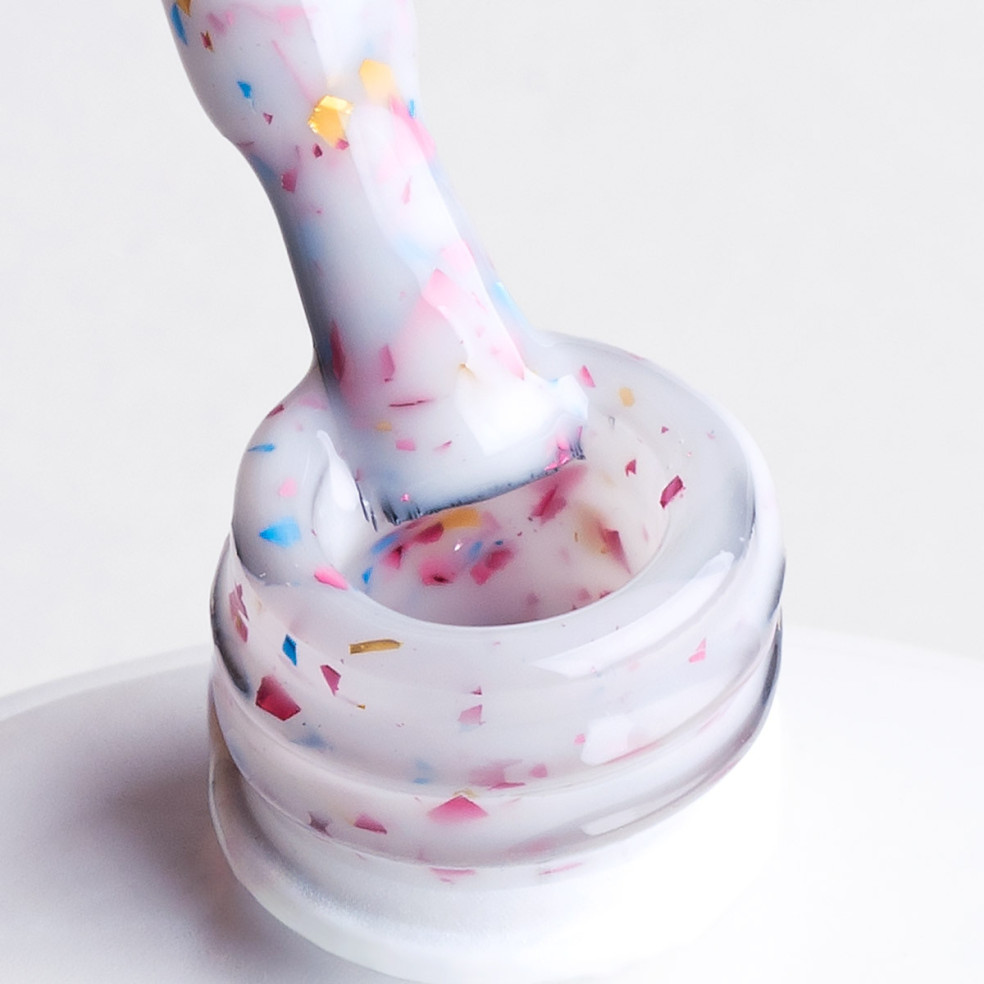 Rubber Base Glammy Base Milk&Confetti...