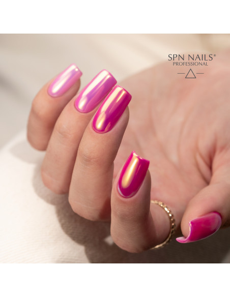 Pyłek w płynie Nail Liquid Chrome Golden Hour 8ml