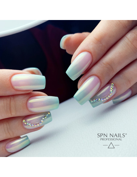 Pyłek w płynie Nail Liquid Chrome Golden Hour 8ml