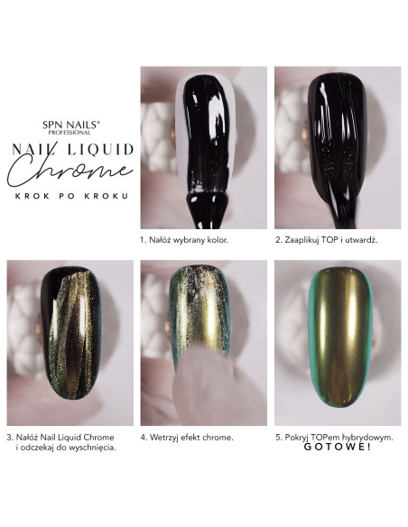 Nail Liquid Chrome Pearl 8ml