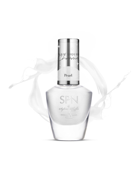 Pyłek w płynie Nail Liquid Chrome Pearl 8ml