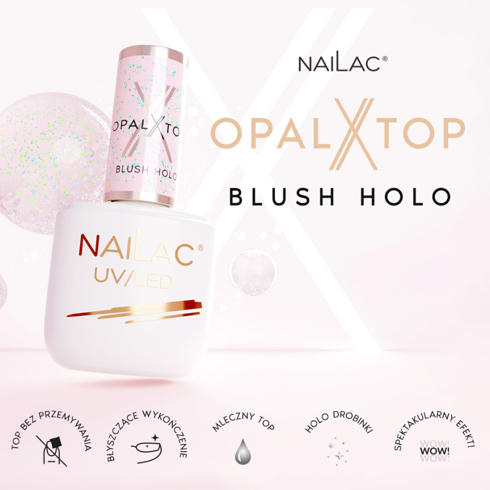 Top hybrydowy OpalX Top Blush Holo... Top hybrydowy OpalX Top Blush Holo...