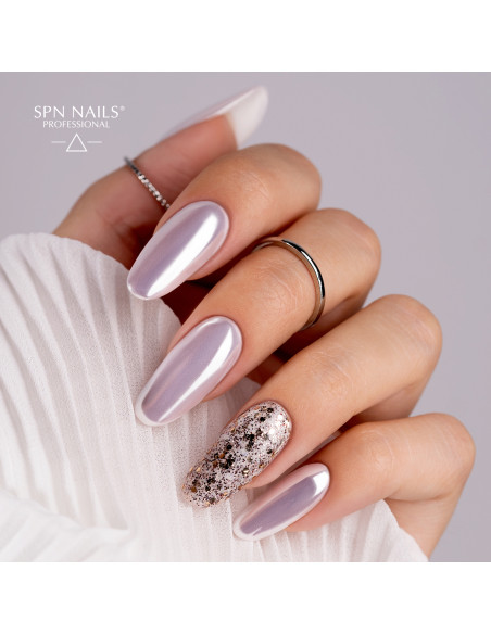 Pyłek w płynie Nail Liquid Chrome Pearl 8ml