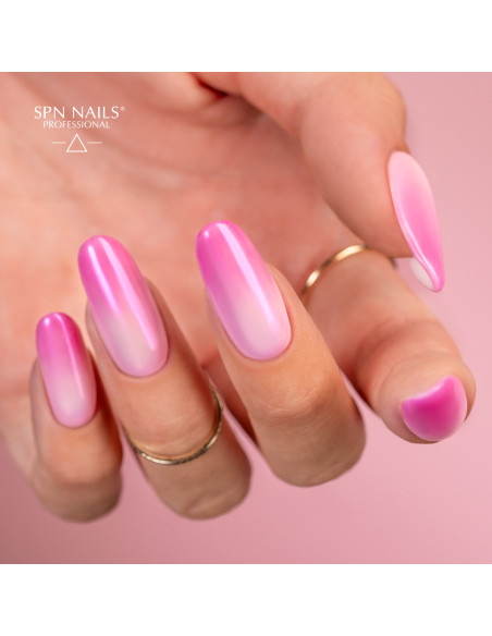 Pyłek w płynie Nail Liquid Chrome Sunset 8ml