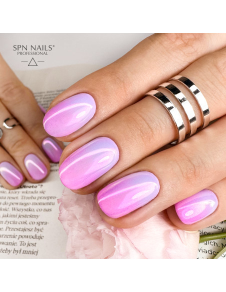 Pyłek w płynie Nail Liquid Chrome Sunset 8ml