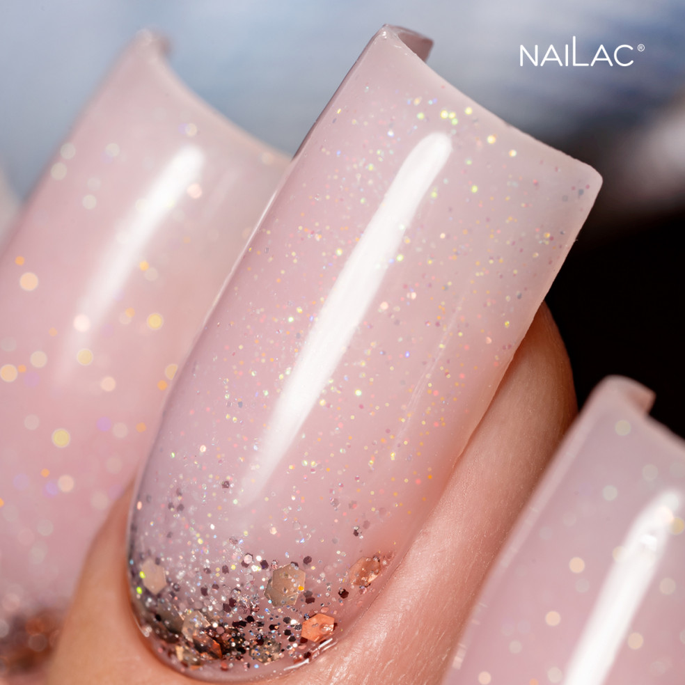 Hybrid top coat OpalX Top Blush Gold...