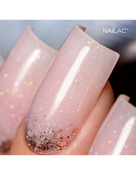 Top hybrydowy OpalX Top Blush Gold NaiLac 7ml