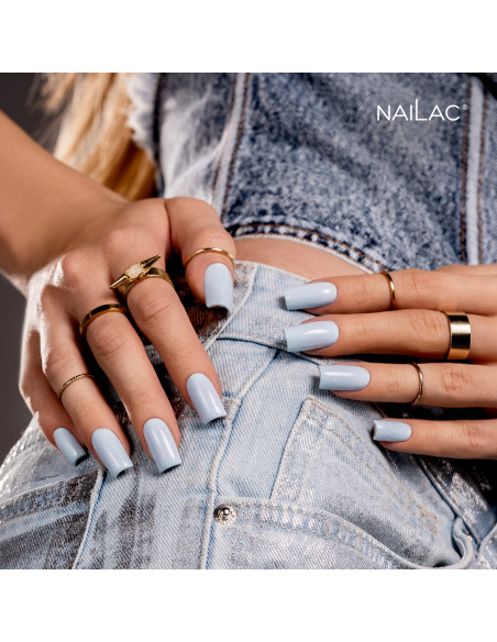 Top hybrydowy OpalX Top Blush Holo NaiLac 7ml