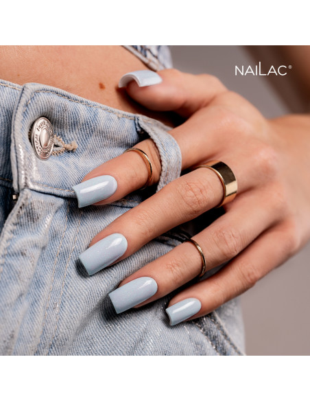 Hybrid top coat OpalX Top Blush Holo NaiLac 7ml