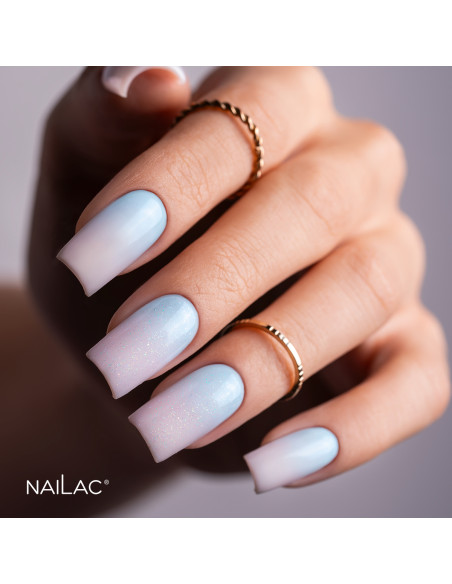 Top hybrydowy OpalX Top Blush Holo NaiLac 7ml