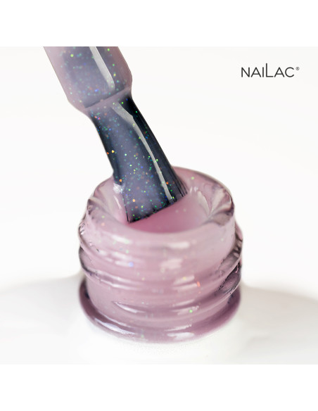 Hybrid top coat OpalX Top Blush Holo NaiLac 7ml